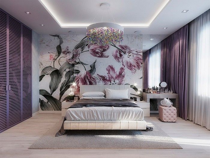 Phòng ngủ tuyệt đẹp trang trí mang đậm phong cách Botanical