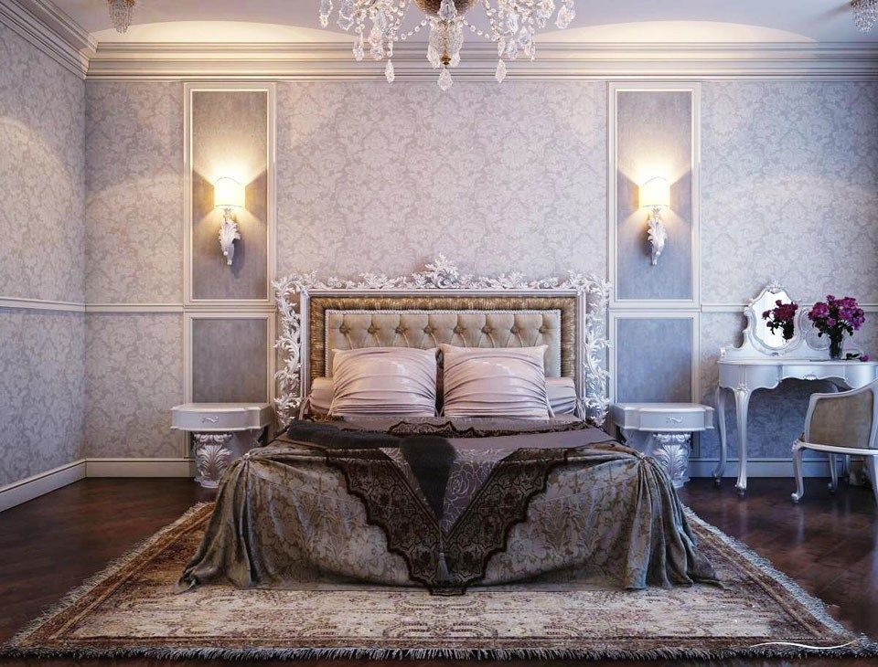 Phòng ngủ được trang trí theo kiểu cổ điển Pháp cho bạn nữa hoài cổ