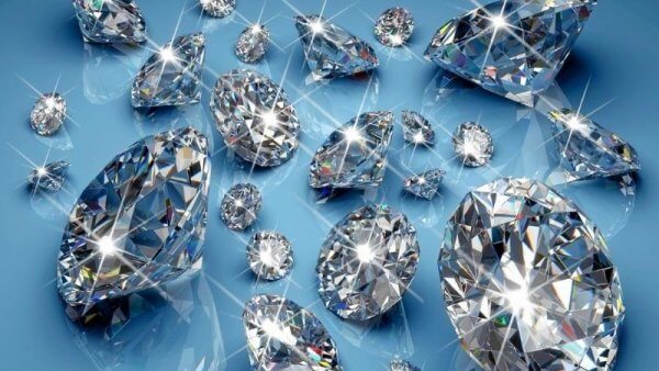 Hình ảnh đá quý tự nhiên: Đá kim cương