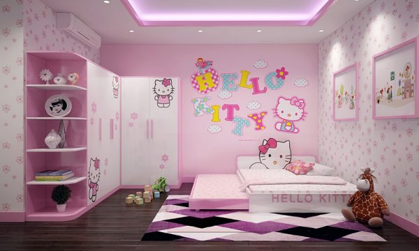 Mẫu phòng ngủ hồng cho công chúa nhà bạn