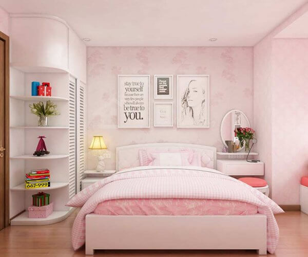 Ý nghĩa khi sơn phòng ngủ màu hồng